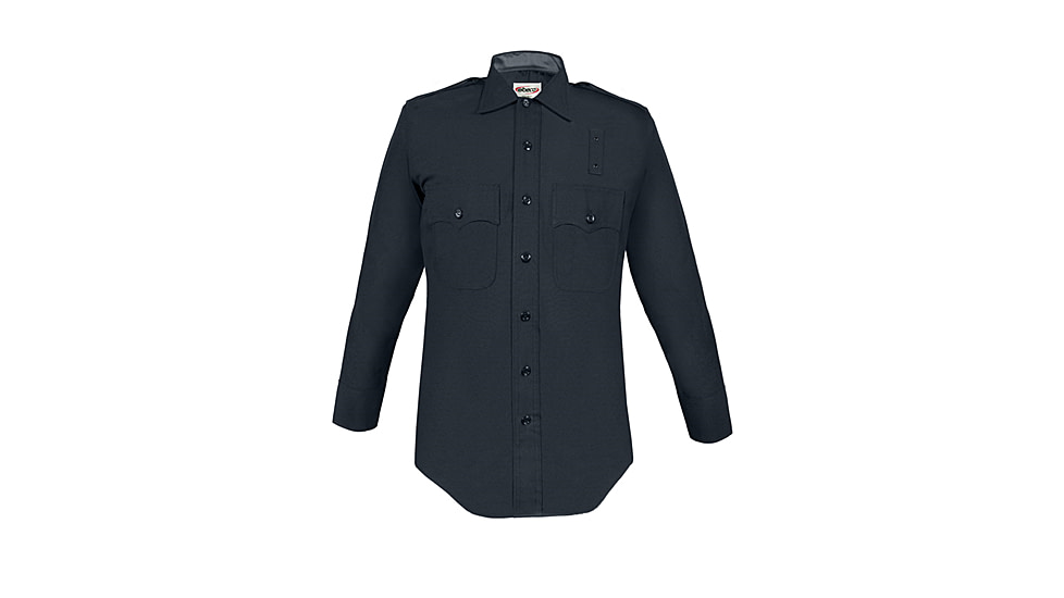 Elbeco LAPD Long Sleeve Heavyweight 100% Wool Shirt - Mens, 16 in, 37 in, Midnight Navy, Z4777-16-37