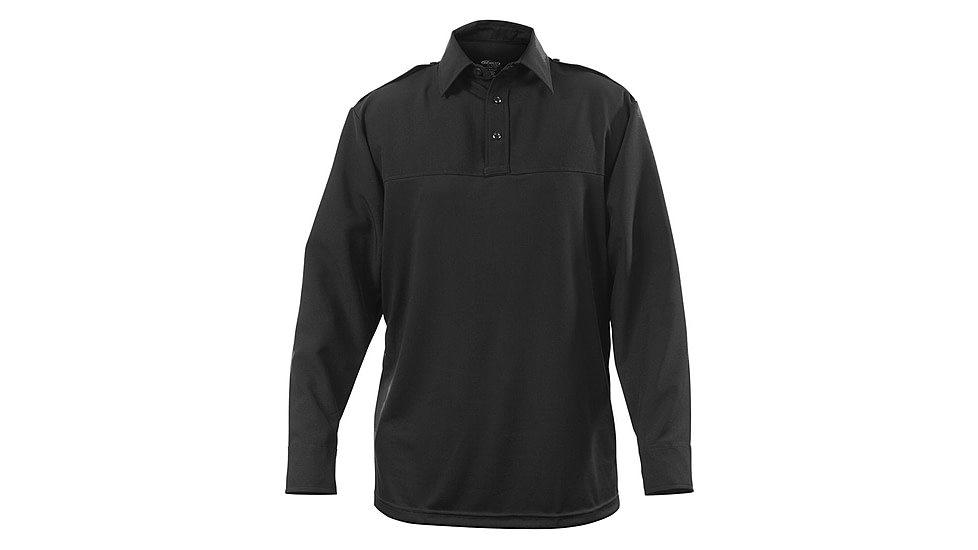 Elbeco Mens Black, Uv1 Undervest Long Sleeve Shirt - UVS117-15.5-35