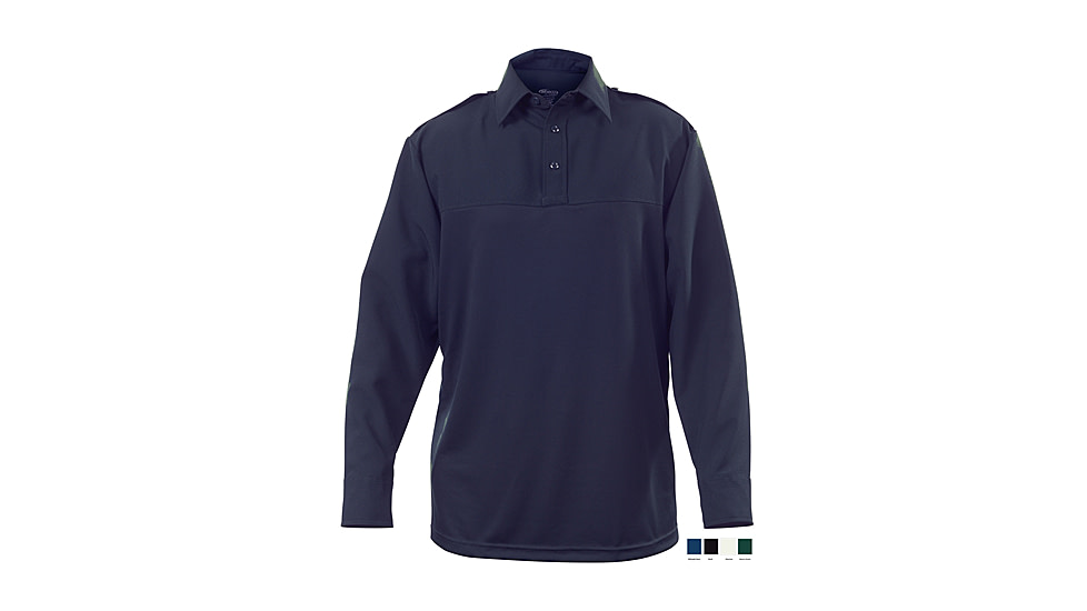 Mens Black, UV1 Undervest Long Sleeve Shirt