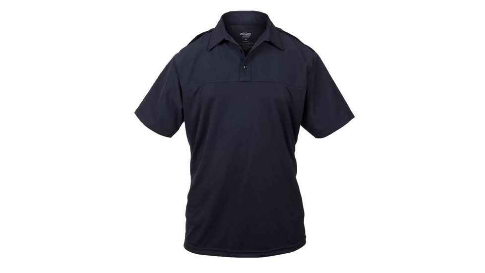 Elbeco Mens Navy, Uv1 Undervest Short Sleeve Shirt - UVS102-M
