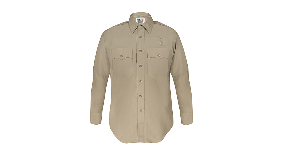 Mens, Tan, California Highway Patrol Long Sleeve Shirt