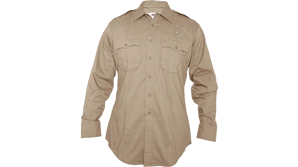Elbeco Reflex Wc Long Sleeve Shirt-womens-tan, Khaki - 4482LC-26