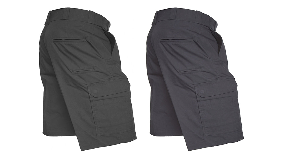 Elbeco Reflex Women's Stretch Ripstop Cargo Shorts, Black, Midnight Navy