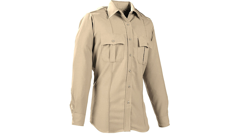 Elbeco Womens Dutymaxx Ls Shirt, Silver Tan - 9582LCD-52