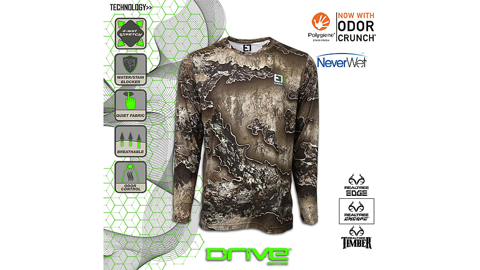 Element Outdoors Drive Series Long-Sleeve Shirt - Mens, EXCAPE, X-LARGE, DS-LS-XL-EX