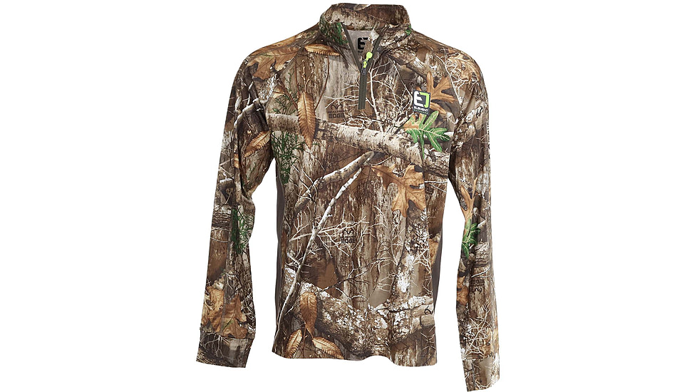 Element Outdoors Drive Series Quarter Zip Shirt - Men's, 3XL, Edge, DS-QZ-3XL-ED