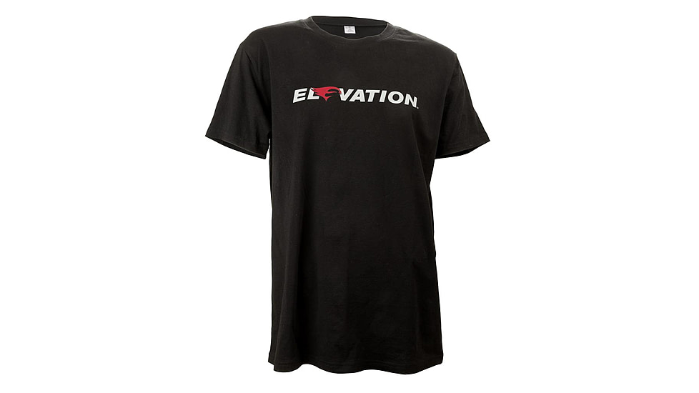 Elevation Logo T-Shirt, Black Medium 13067