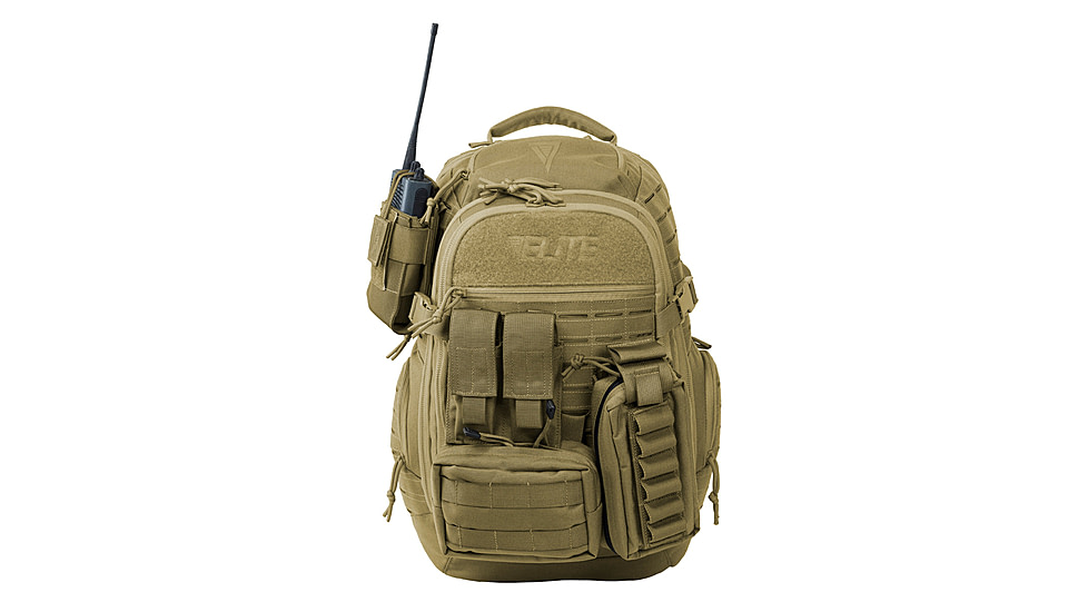 Elite Survival Systems Guardian EDC Backpack w/Armor Panel, Tan, 7722-T-A