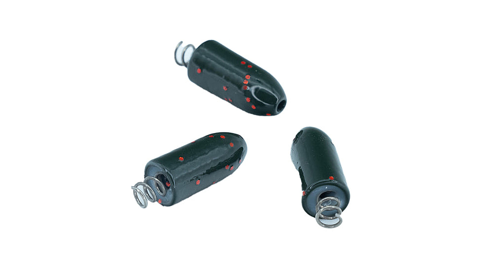 Epic Baits Tungsten Round Drop Shot, 4 per Pack, Watermelon/Red, 3/16 oz, 3-16ozscreww-red