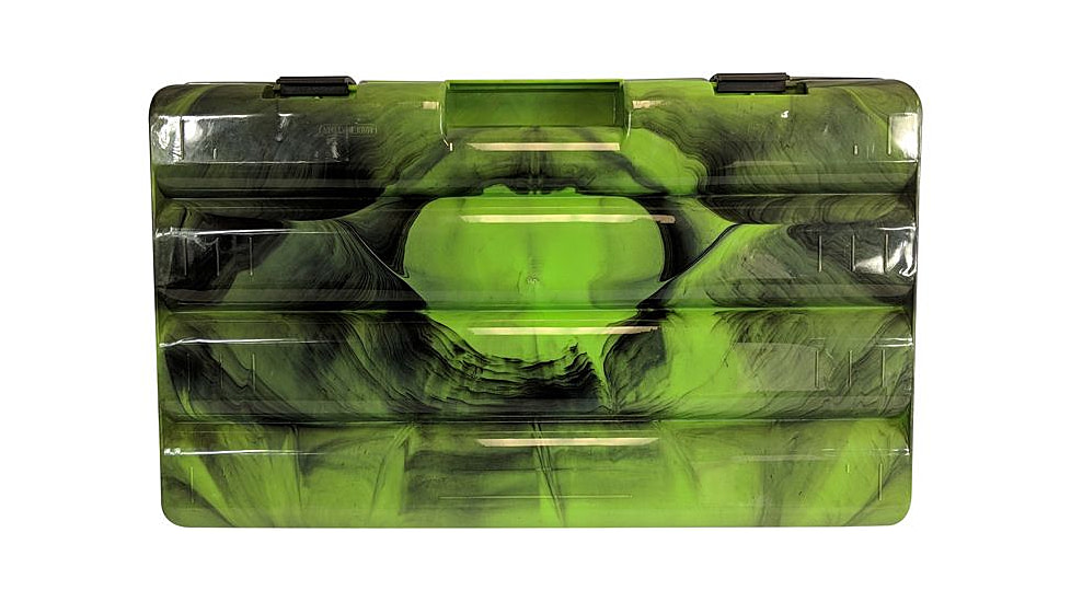 Evolution Outdoor 3700 Fishing Drift Series Colored Tackle Tray, Green/Black, 3700, 37000-EV