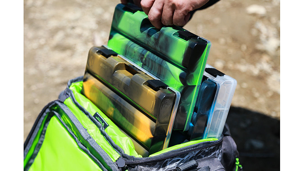 Evolution Outdoor 3700 Fishing Drift Series Colored Tackle Tray, Green/Black, 3700, 37000-EV