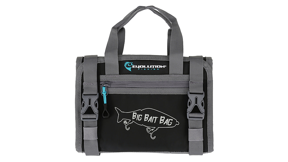 Evolution Outdoor Big Bait Bag, 10in, Grey, Medium, 31058-EV