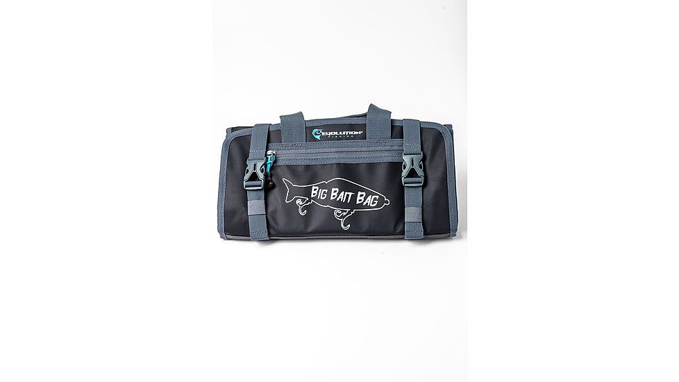 Evolution Outdoor Big Bait Bag, 14in, Grey, Large, 31059-EV