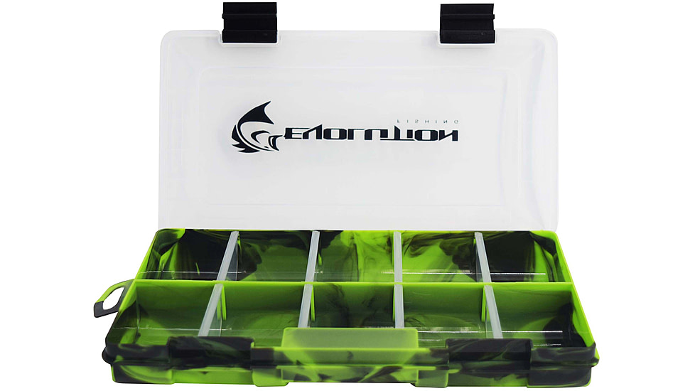 Evolution Outdoor Drift Series 3500 Tackle Tray, Green/Black, 35014-EV