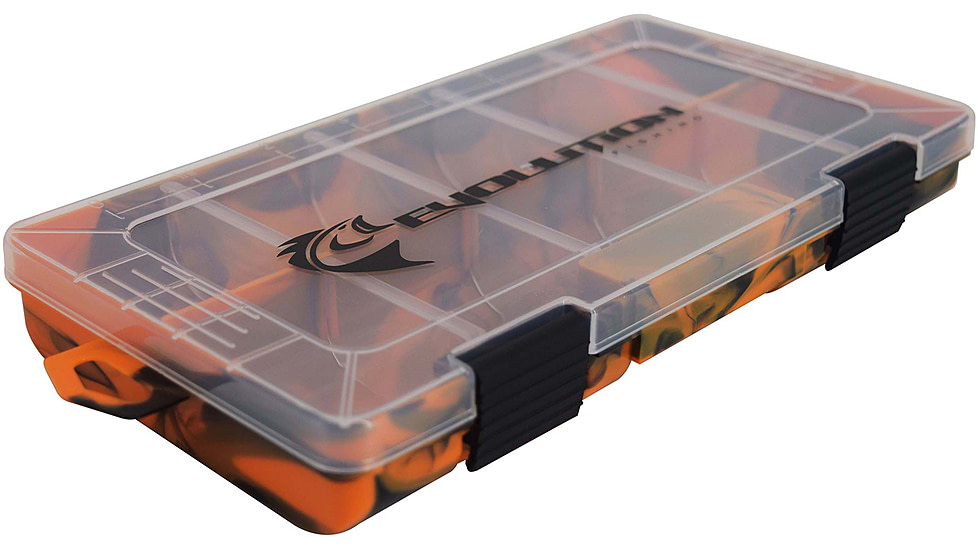 Evolution Outdoor Drift Series 3500 Tackle Tray, Orange/Black, 35016-EV