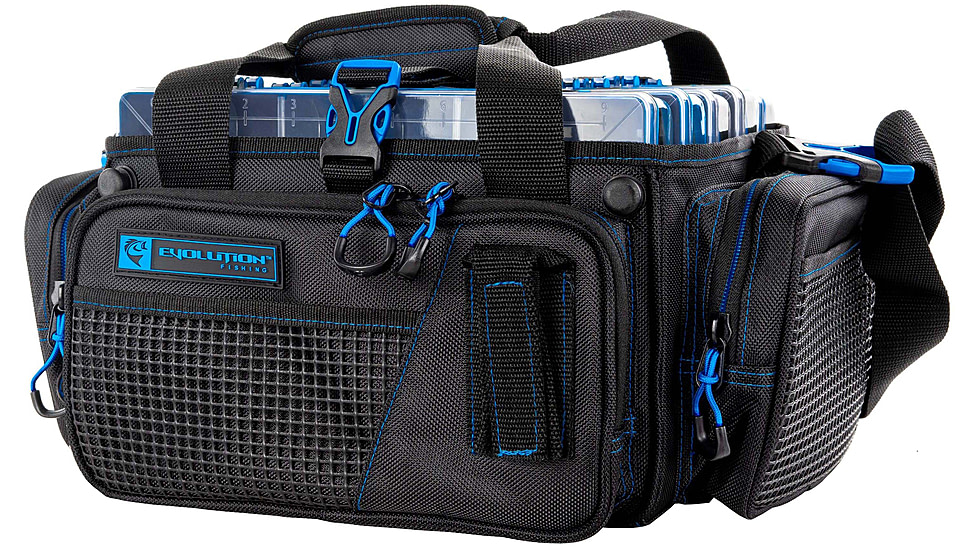 Evolution Outdoor Horizontal 3600 Drift Series Tackle Bags, Blue/Black, H36012-EV