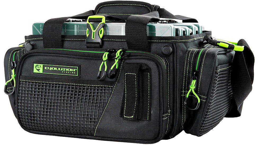 Evolution Outdoor Horizontal 3600 Drift Series Tackle Bags, Green/Black, H36011-EV