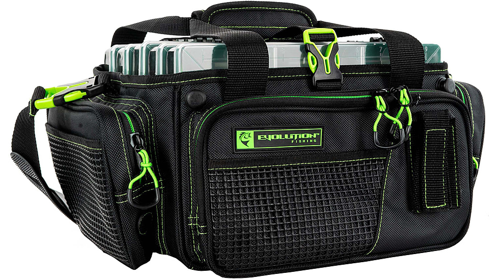 Evolution Outdoor Horizontal 3600 Drift Series Tackle Bags, Green/Black, H36011-EV