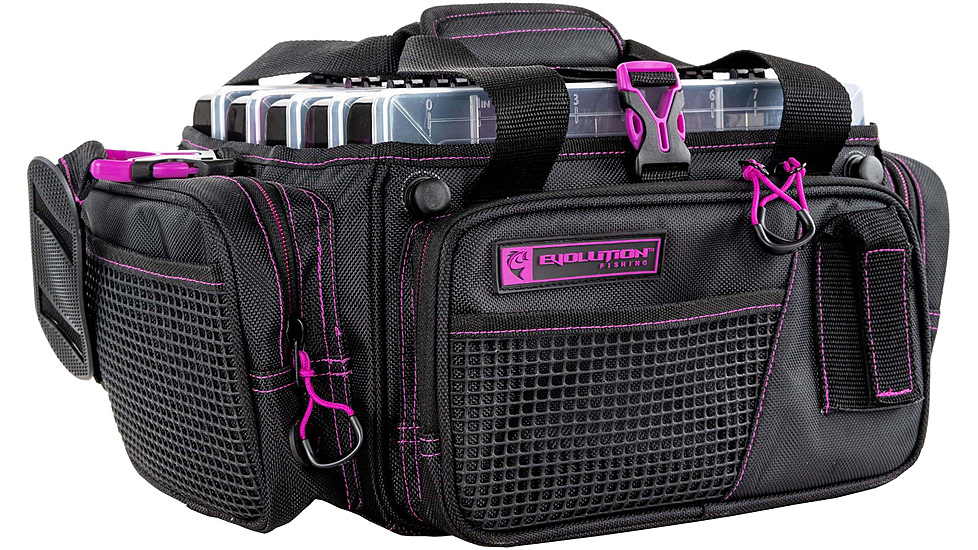 Evolution Outdoor Horizontal 3600 Drift Series Tackle Bags, Purple/Black, H36015-EV