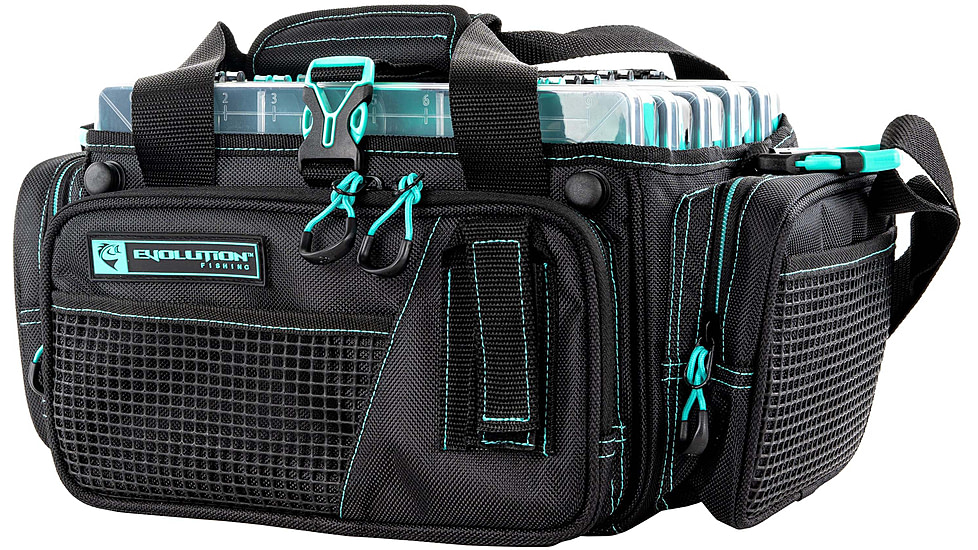 Evolution Outdoor Horizontal 3600 Drift Series Tackle Bags, Seafoam/Black, H36013-EV
