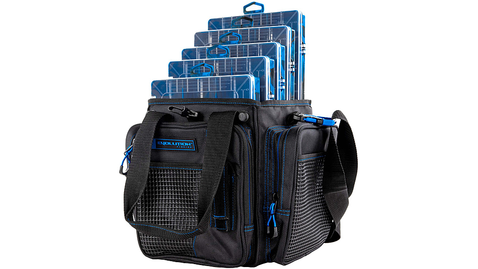 Evolution Outdoor Vertical 3600 Drift Series Tackle Bags, Blue/Black, V36017-EV