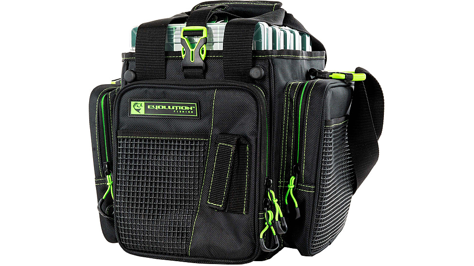 Evolution Outdoor Vertical 3600 Drift Series Tackle Bags, Green/Black, V36016-EV