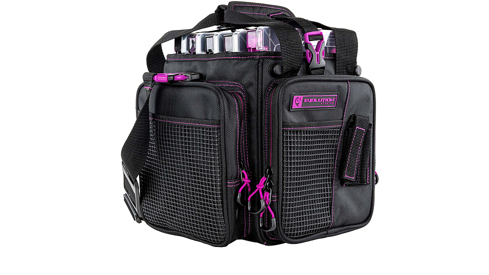 Evolution Outdoor Vertical 3600 Drift Series Tackle Bags, Purple/Black, V36020-EV