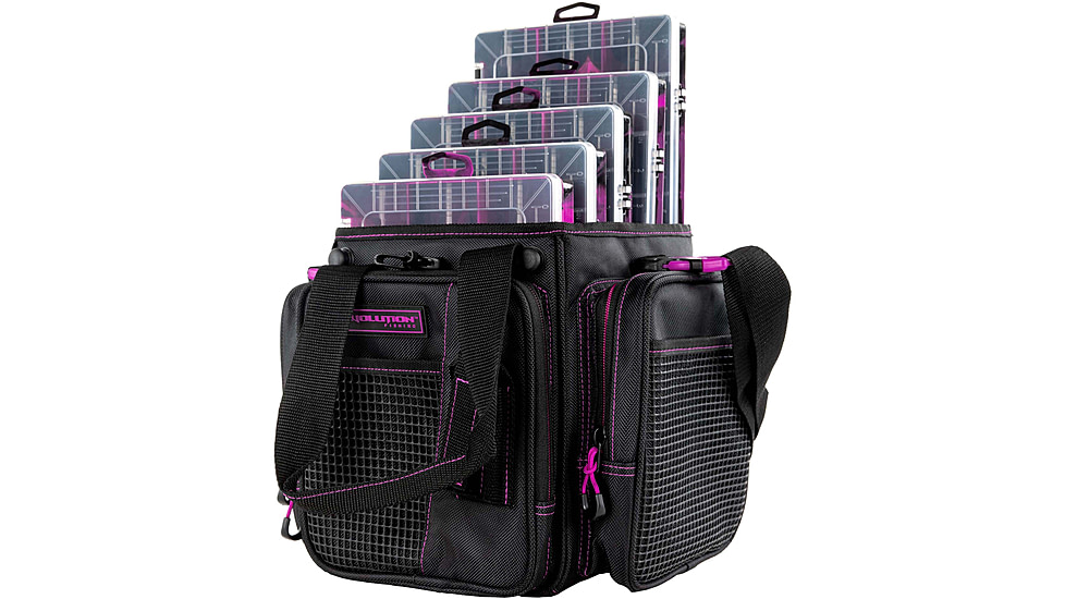 Evolution Outdoor Vertical 3600 Drift Series Tackle Bags, Purple/Black, V36020-EV