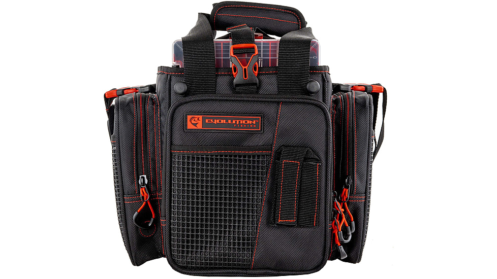 Evolution Outdoor Vertical 3700 Drift Series Tackle Bags, Red/Black, V37015-EV
