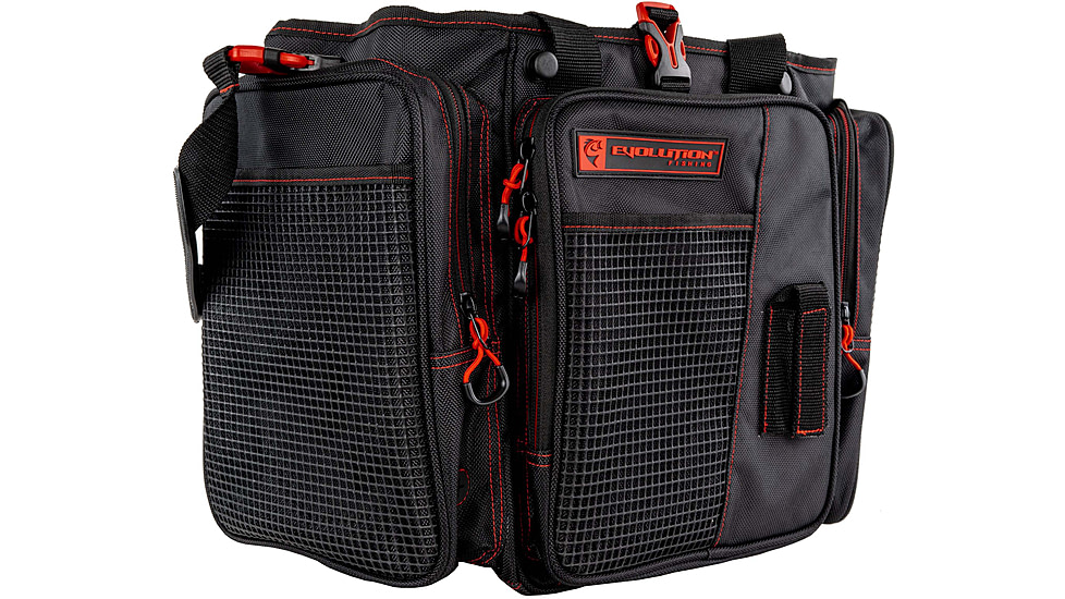 Evolution Outdoor Vertical 3700 Drift Series Tackle Bags, Red/Black, V37015-EV