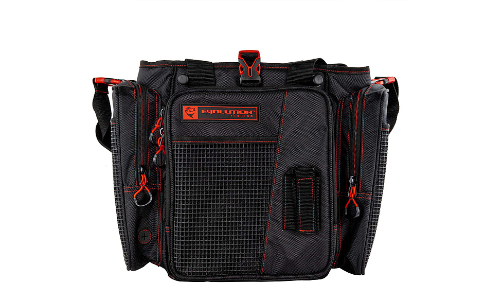 Evolution Outdoor Vertical 3700 Drift Series Tackle Bags, Red/Black, V37015-EV