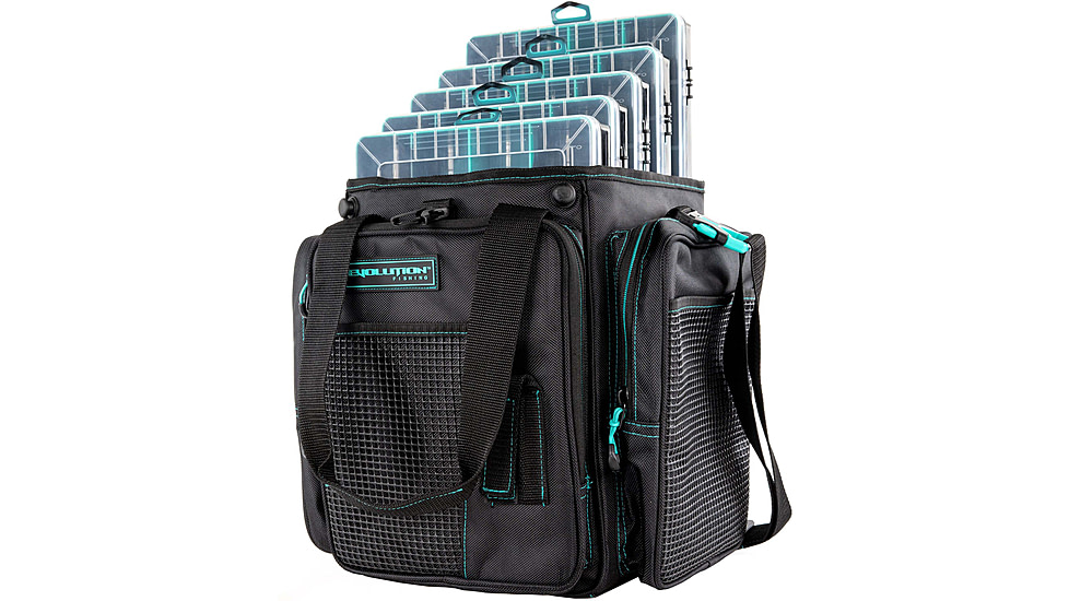 Evolution Outdoor Vertical 3700 Drift Series Tackle Bags, Seafoam/Black, V37014-EV