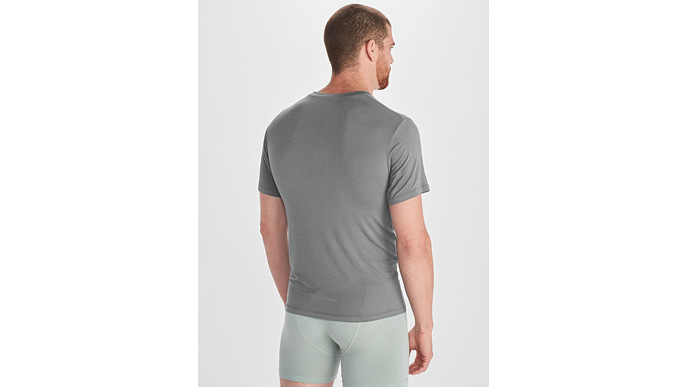 ExOfficio Everyday Crew Tee - Mens, Grey Heather, Small, E14107-9310-S