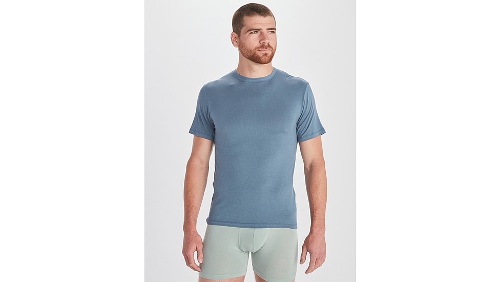 ExOfficio Everyday Crew T-Shirt - Men, 2XL, Steel Blue, E14106-18904-2XL