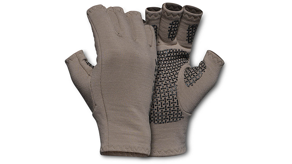 First Lite Rugged Wool Half Finger Gloves