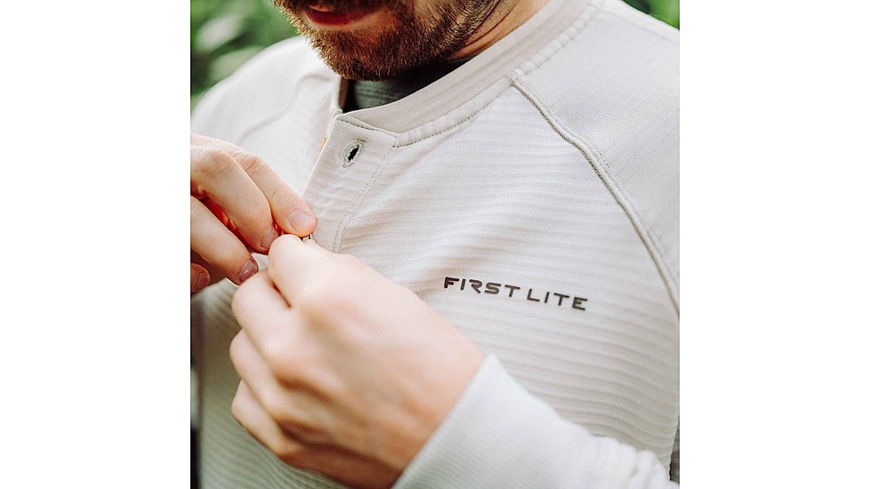 First Lite ThermaGrid Merino Henley - Mens