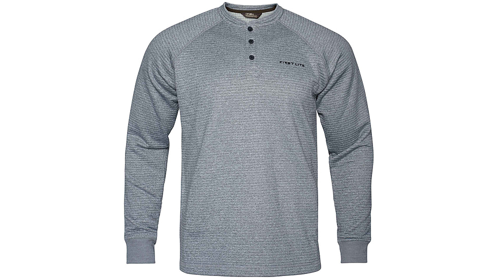 First Lite ThermaGrid Merino Henley - Mens