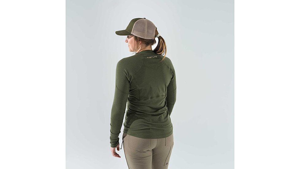 First Lite Wick Quarter Zip - Womens