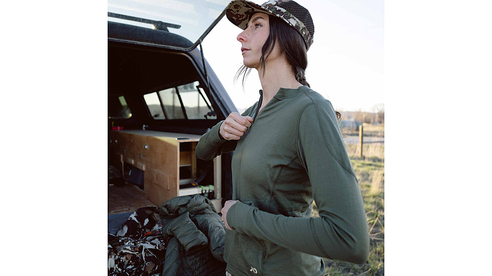 First Lite Wick Quarter Zip - Womens
