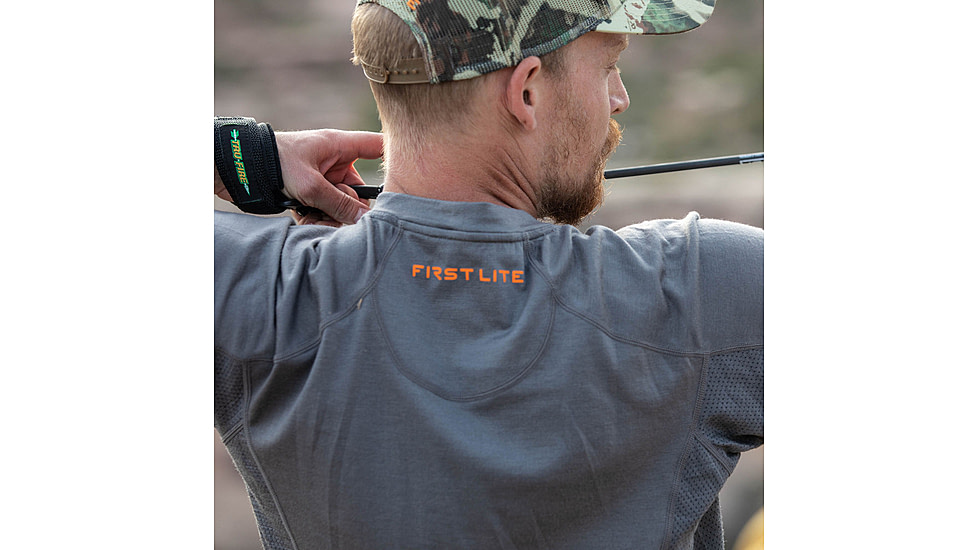 First Lite Wick Short Sleeve Crew - Mens