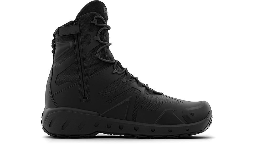First Tactical AERO-TAC 8in Side-Zip Tactical Boots - Mens, Black, 12 US/Wide, 165925-019-12-W