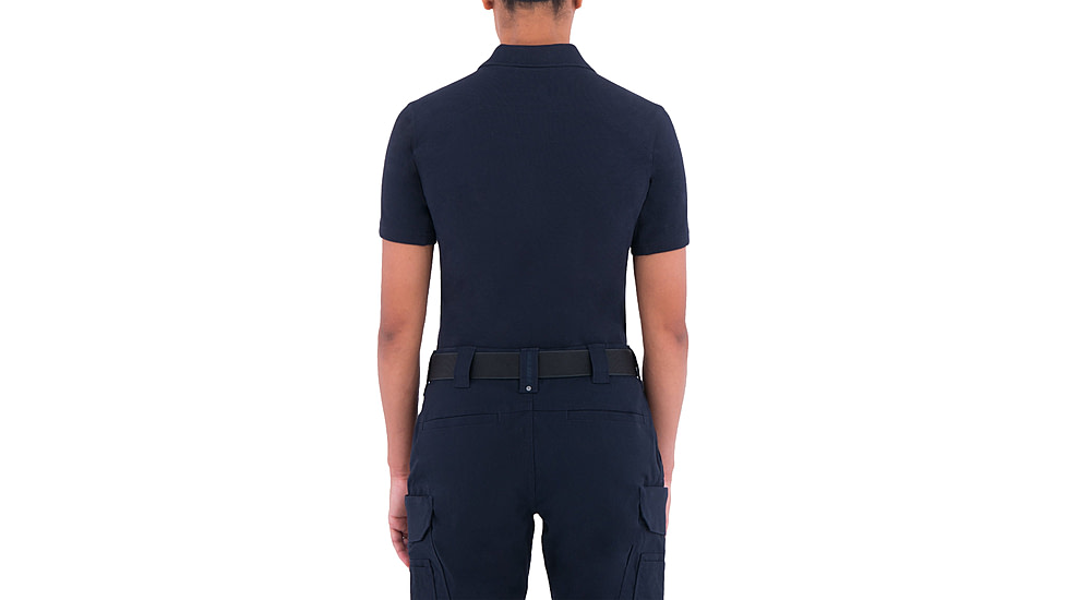 First Tactical Cotton Short Sleeve Polo With Pen Pocket - Womens, Midnight Navy, Extra Small, 122508-729-XS