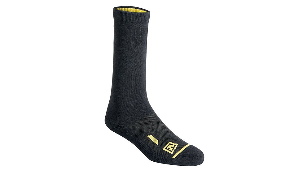 First Tactical Ctn 6in Duty Socks 3-Pk, Black, Small/Medium 160001-019-S/M