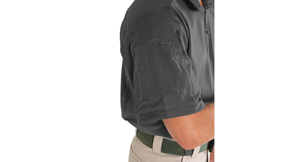 First Tactical Defender Short Sleeve Shirt - Mens, Tall, Wolf Grey, Extra Large, 112017-036-XL-T