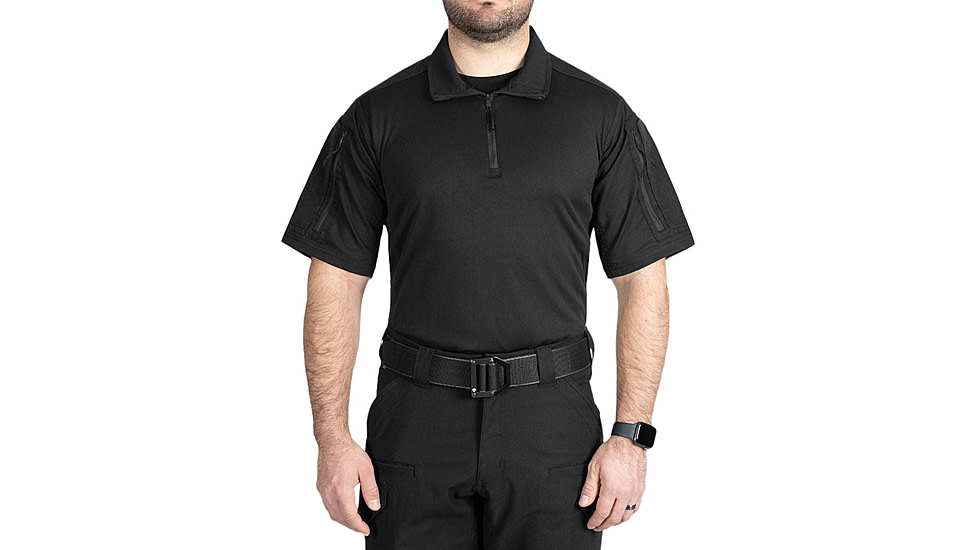 First Tactical M V2 Responder Ss Shirt, Black - 112024-019-3XL-T