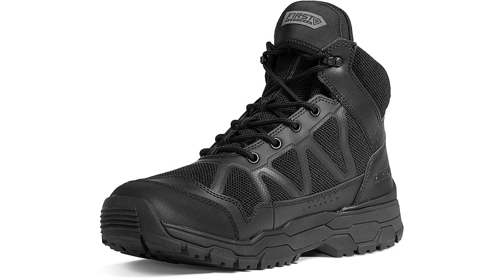 First Tactical Operator Mid 5in Boots - Mens, Black, 15, Wide, 165061-019-15-W
