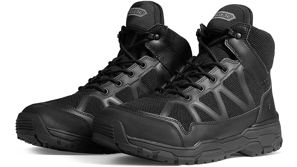 First Tactical Operator Mid 5in Boots - Mens, Black, 15, Wide, 165061-019-15-W