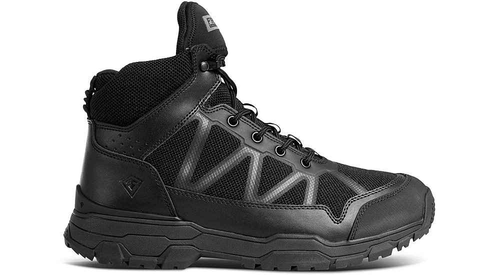 First Tactical Operator Mid 5in Boots - Mens, Black, 15, Wide, 165061-019-15-W