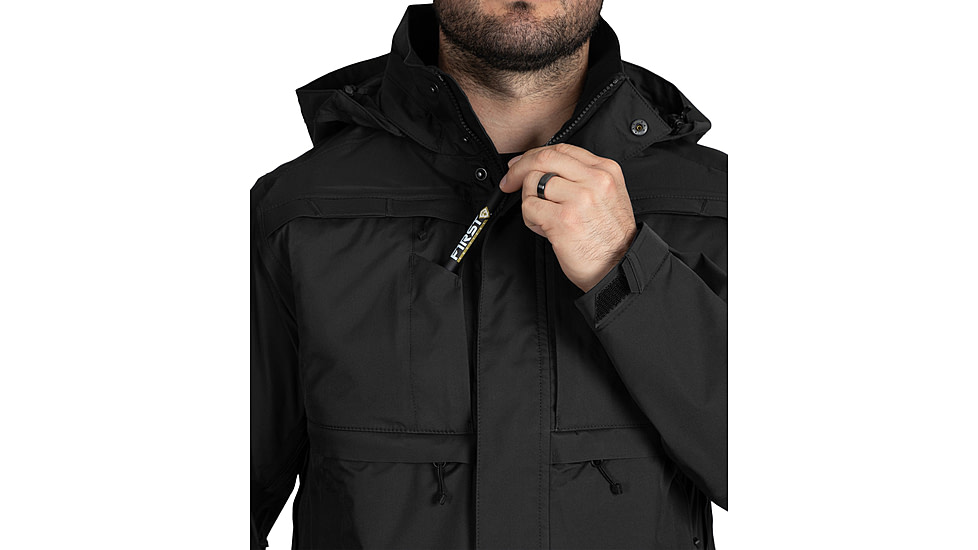 First Tactical Outer Shell Parka - Mens, Tall, Black, 4XL, 118519-019-4XL-T
