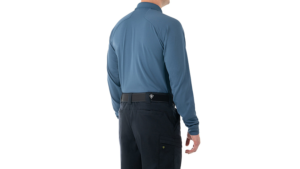 First Tactical Performance Long Sleeve Polo - Mens, French Blue, Regular/3XL, 111503-484-3XL